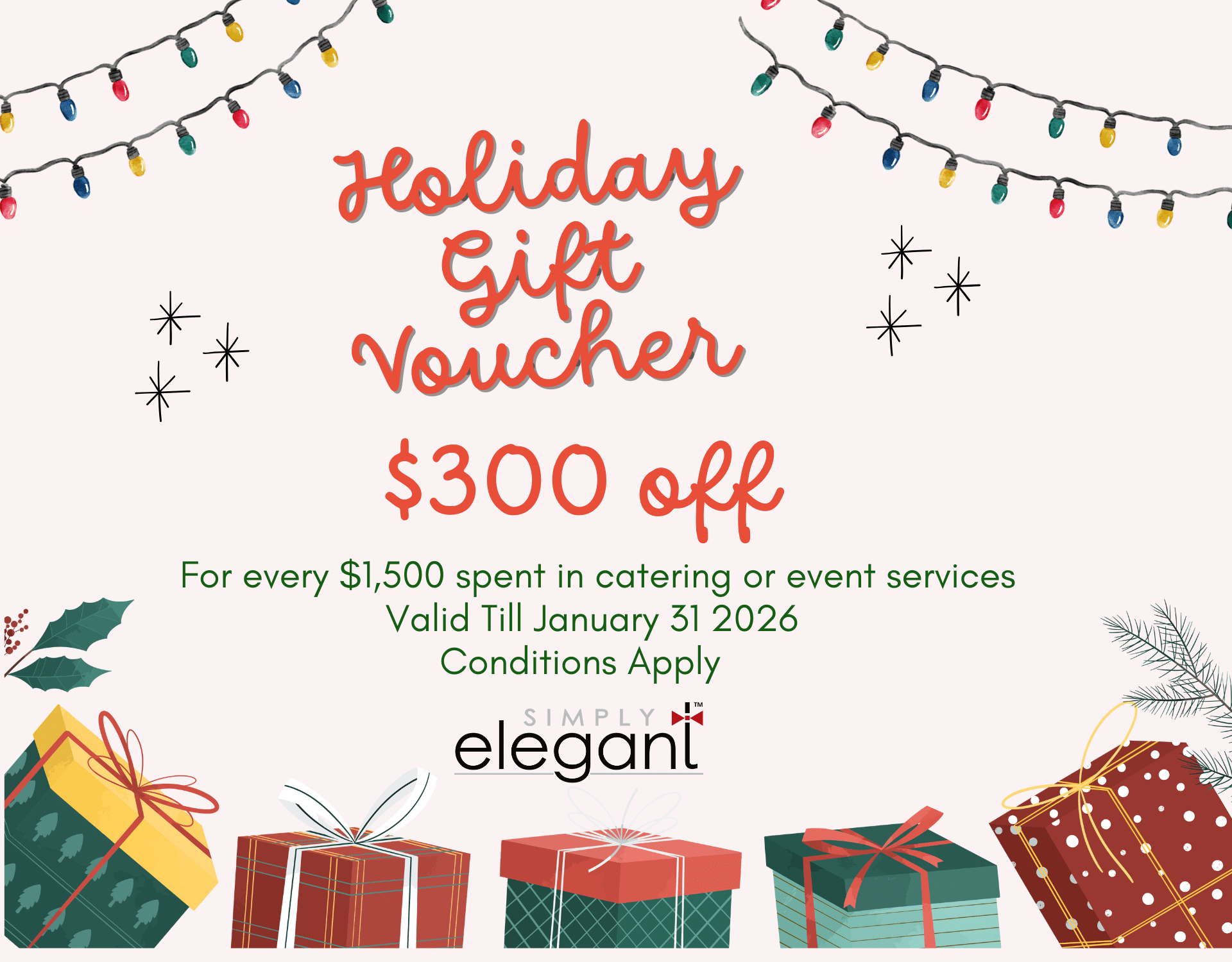 Catered buffet food line at a nonprofit event