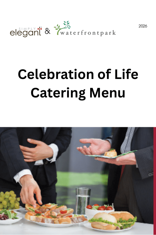 Celebration of Life Catering Menu